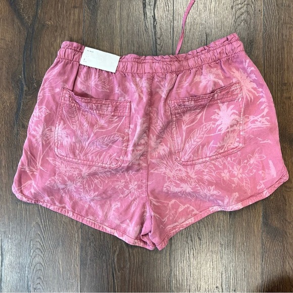 🆕 American Eagle pink Hawaiian drawstring shorts SZ LG - Picture 3 of 5